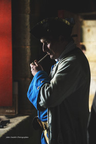 1758 - La pause tabac du capitaine - Compagnie franche de la Marine