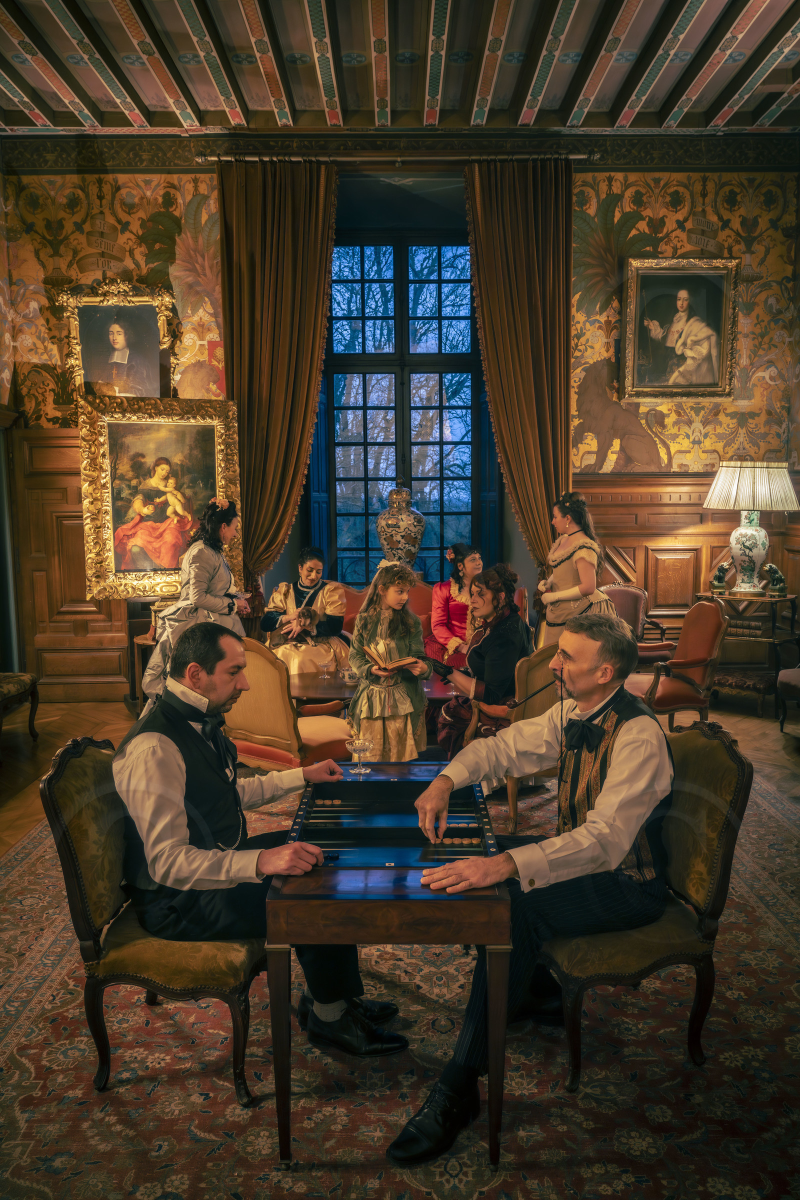 1886 - le salon de Combourg