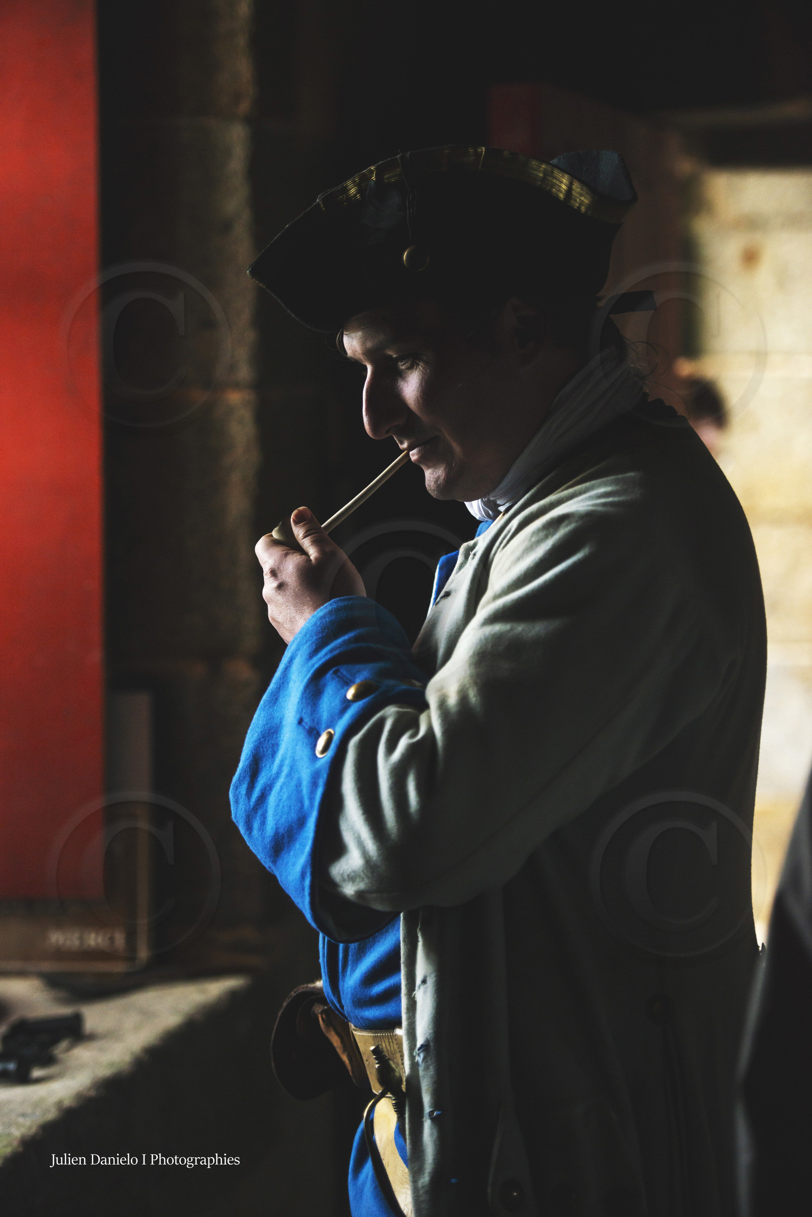 1758 - La pause tabac du capitaine - Compagnie franche de la Marine