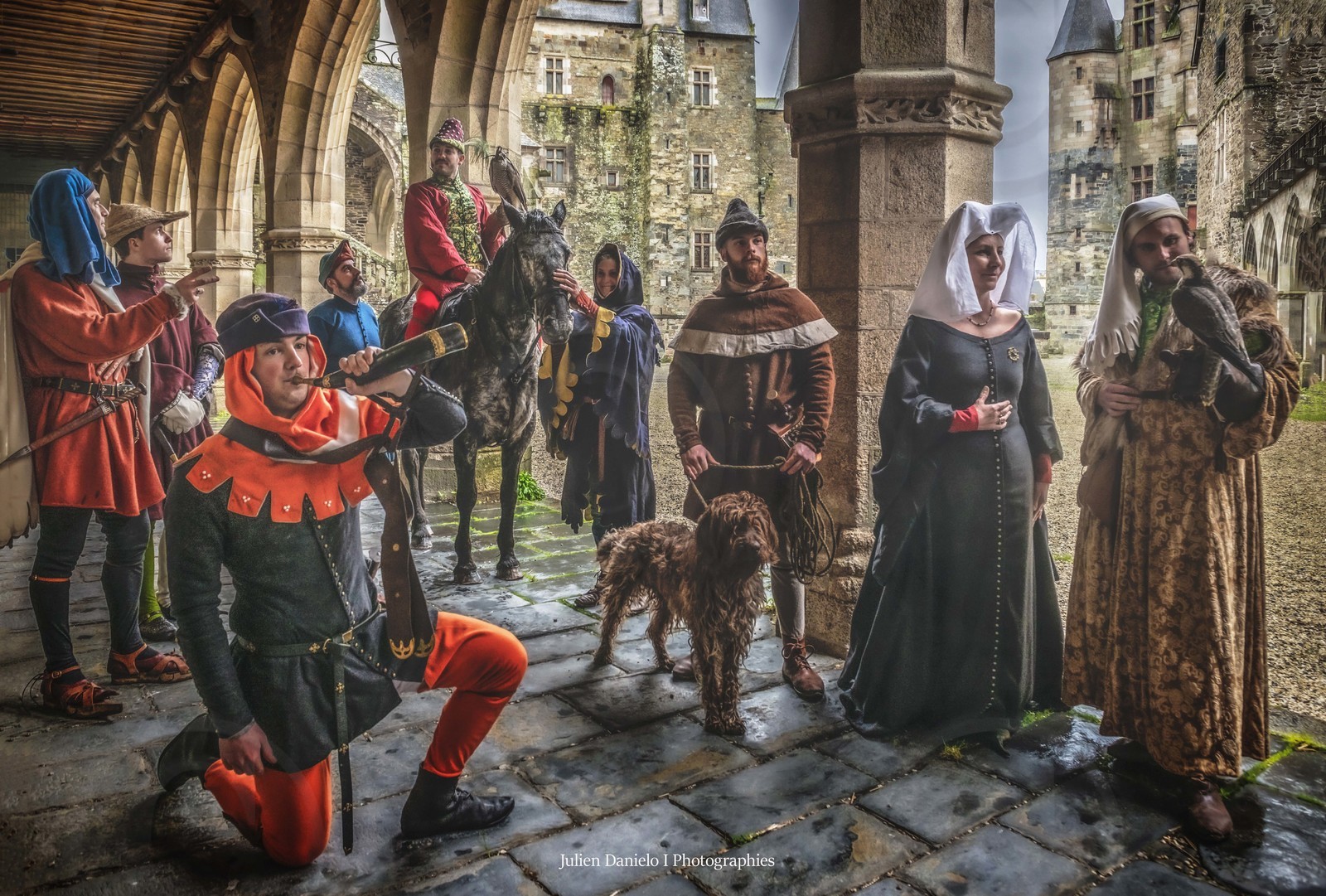 1419 - Retour de la chasse au faucon - Vitré