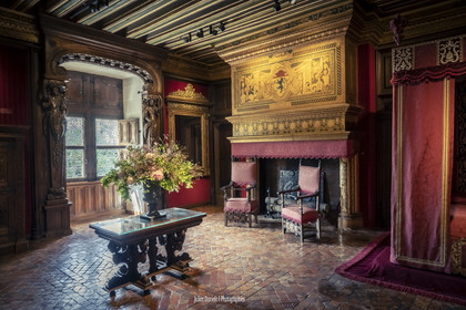 Chambre XVIe château de Chenonceaux