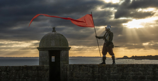 1591 - Cristobal de Rojas construit la citadelle de Blavet (Port-Louis)
